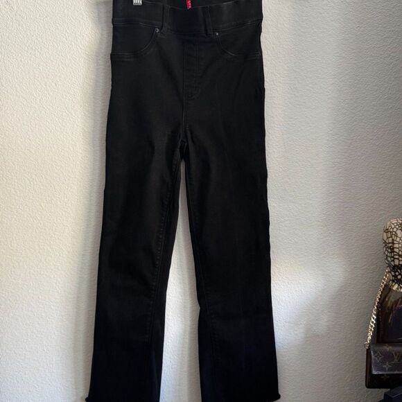 SPANX by Sara Blakely Black High-Rise Flare Jeggings (XS) - Picture 1 of 5